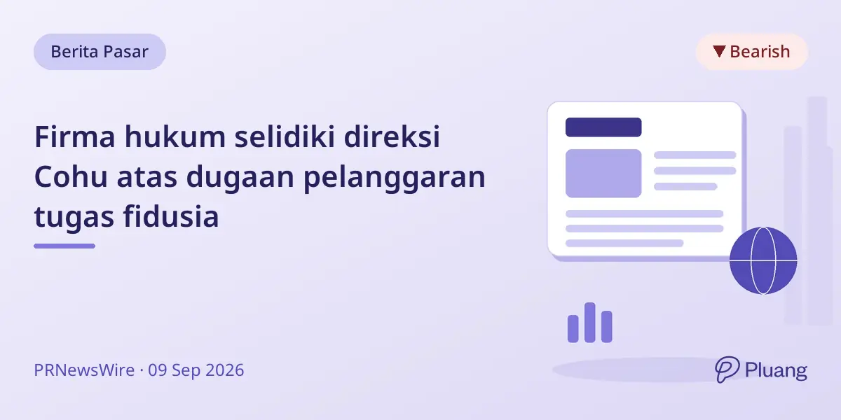 Firma hukum selidiki direksi Cohu atas dugaan pelanggaran tugas fidusia