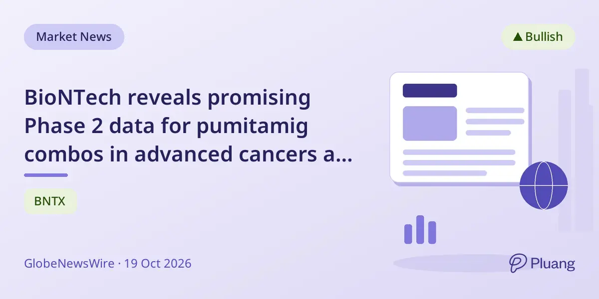 BioNTech reveals promising Phase 2 data for pumitamig combos in advanced cancers at ESMO 2026