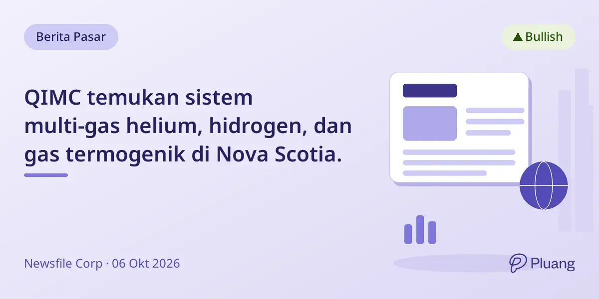 QIMC temukan sistem multi-gas helium, hidrogen, dan gas termogenik di Nova Scotia.
