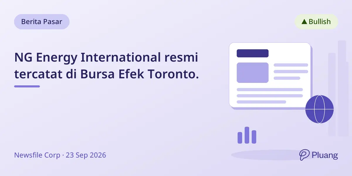 NG Energy International resmi tercatat di Bursa Efek Toronto.