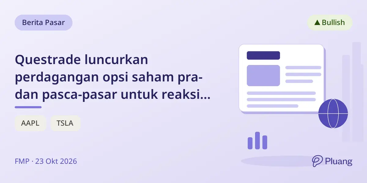 Questrade luncurkan perdagangan opsi saham pra- dan pasca-pasar untuk reaksi cepat terhadap berita.