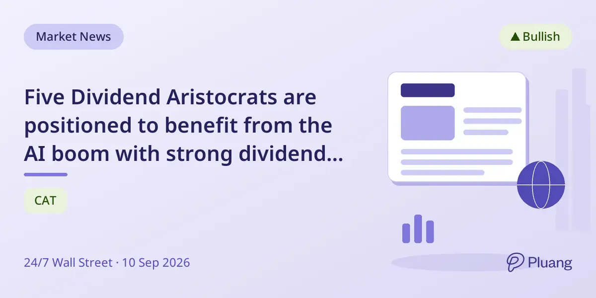 Five Dividend Aristocrats are positioned to benefit from the AI boom with strong dividends and growth potential.