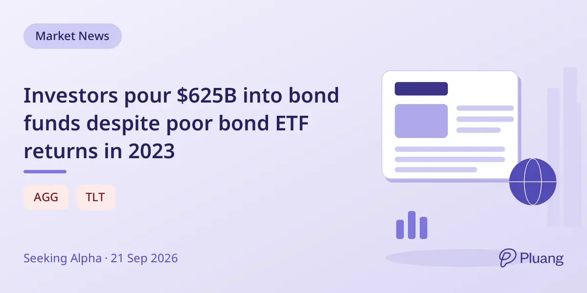 Investors pour $625B into bond funds despite poor bond ETF returns in 2023