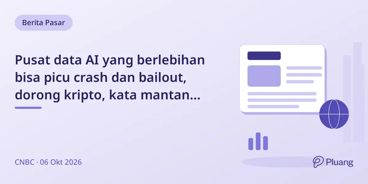 Pusat data AI yang berlebihan bisa picu crash dan bailout, dorong kripto, kata mantan CEO BitMEX Arthur Hayes