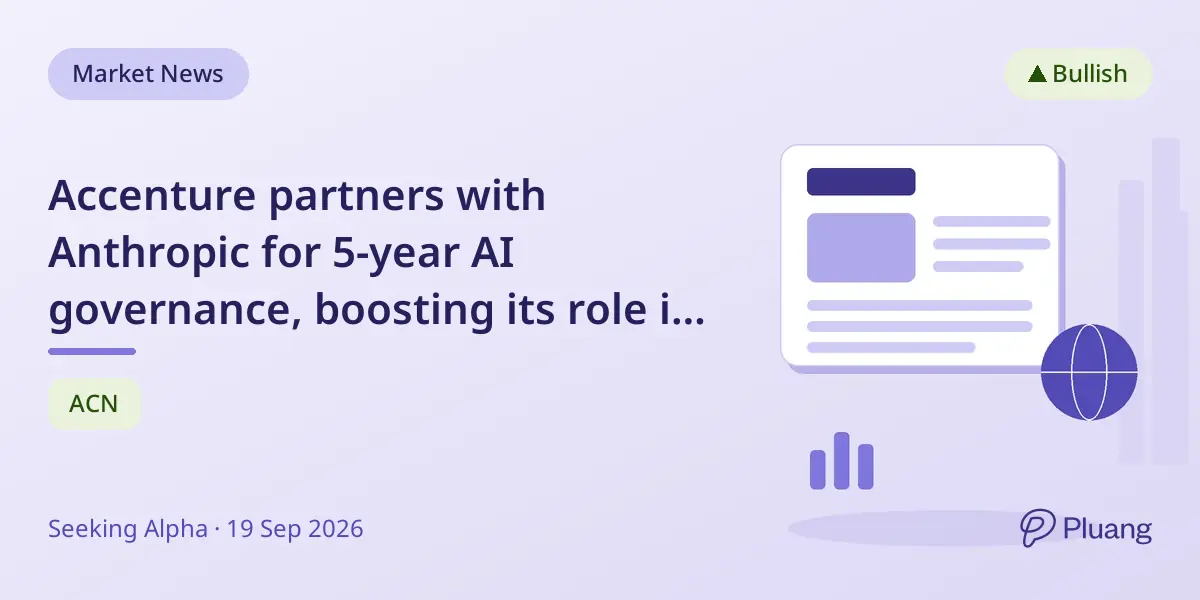 Accenture partners with Anthropic for 5-year AI governance, boosting its role in AI safety and evaluation.