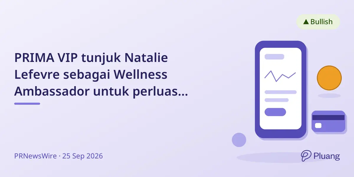 PRIMA VIP tunjuk Natalie Lefevre sebagai Wellness Ambassador untuk perluas jaringan wellness dan perjalanan panjang umur.