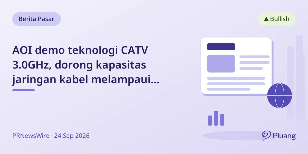 AOI demo teknologi CATV 3.0GHz, dorong kapasitas jaringan kabel melampaui batas 1.8GHz saat ini.
