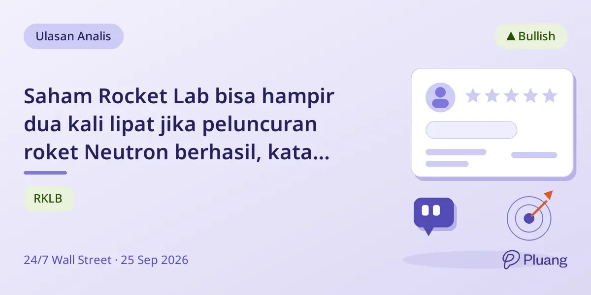 Saham Rocket Lab bisa hampir dua kali lipat jika peluncuran roket Neutron berhasil, kata analis optimis.