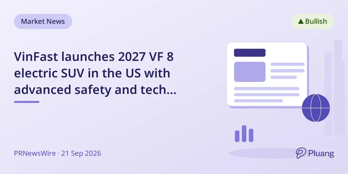 VinFast launches 2027 VF 8 electric SUV in the US with advanced safety and tech upgrades.