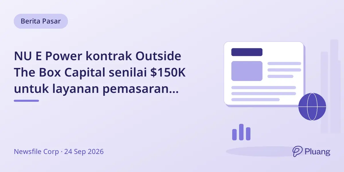 NU E Power kontrak Outside The Box Capital senilai $150K untuk layanan pemasaran digital selama enam bulan