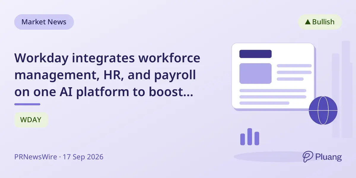 Workday integrates workforce management, HR, and payroll on one AI platform to boost frontline efficiency.