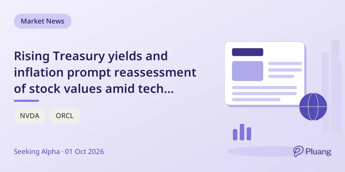 Rising Treasury yields and inflation prompt reassessment of stock values amid tech sector shifts.