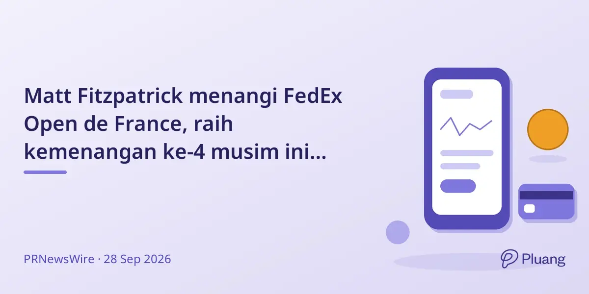 Matt Fitzpatrick menangi FedEx Open de France, raih kemenangan ke-4 musim ini dan ke-15 kariernya.
