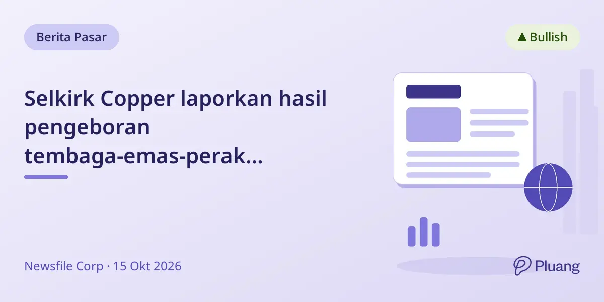 Selkirk Copper laporkan hasil pengeboran tembaga-emas-perak berkualitas tinggi di Proyek Minto Yukon.