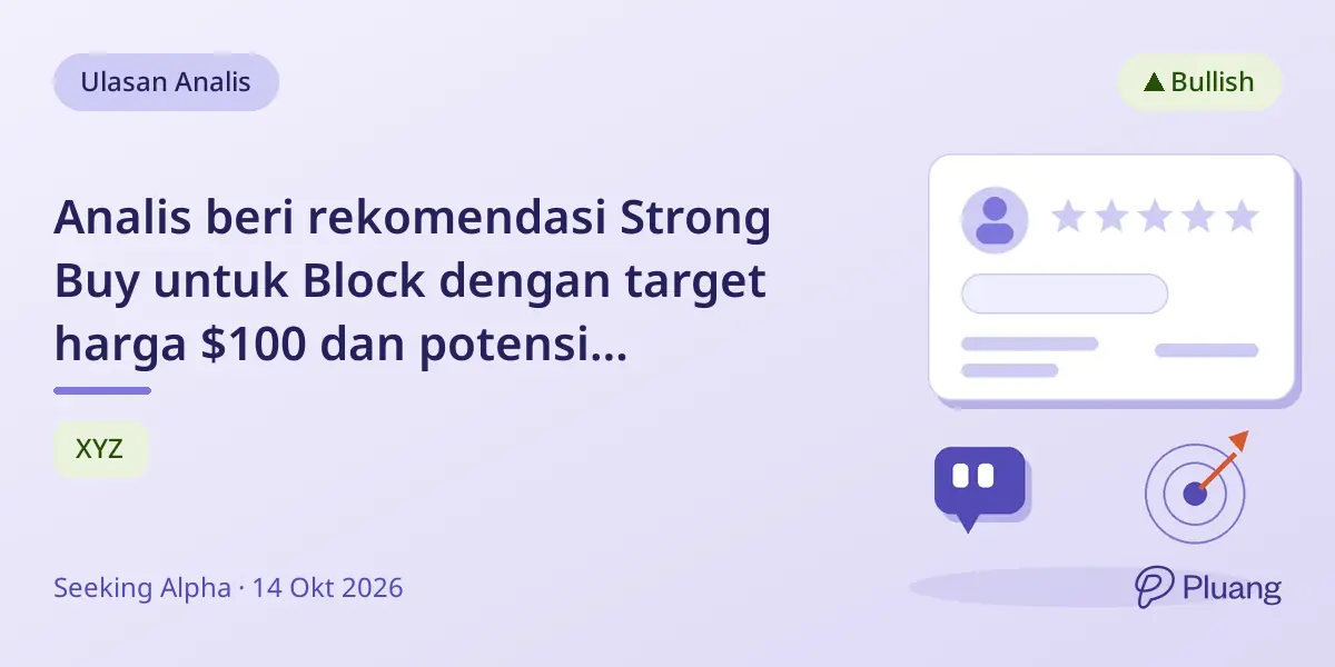 Analis beri rekomendasi Strong Buy untuk Block dengan target harga $100 dan potensi kenaikan 32%.