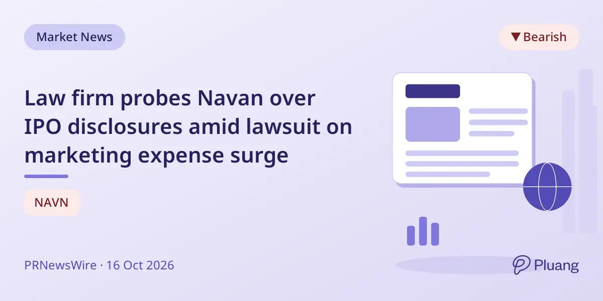 Law firm probes Navan over IPO disclosures amid lawsuit on marketing expense surge