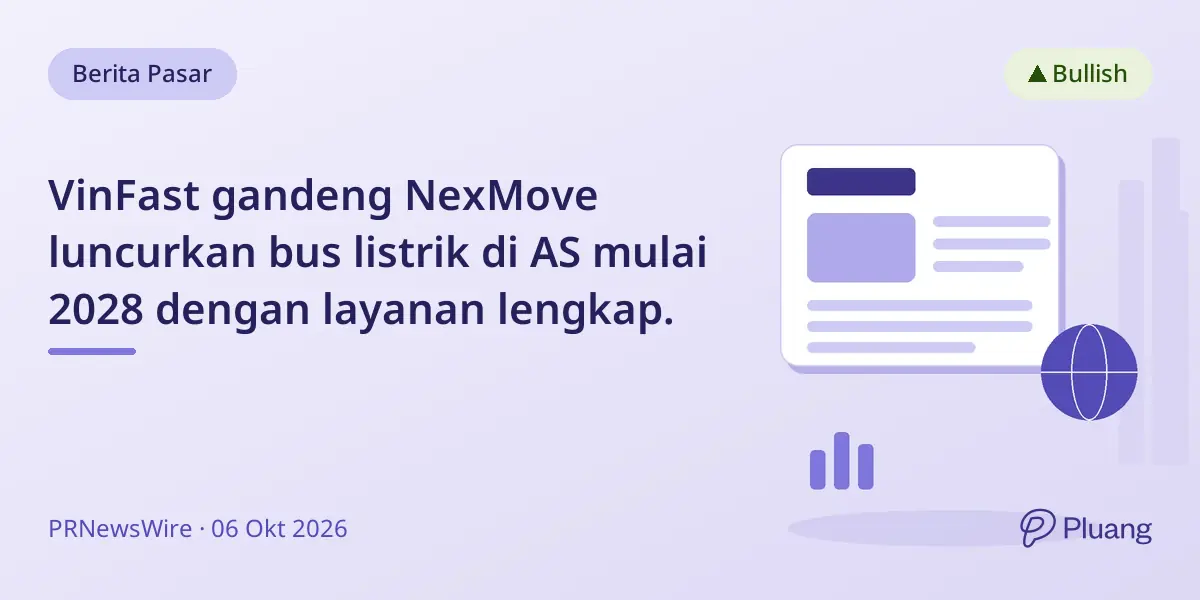 VinFast gandeng NexMove luncurkan bus listrik di AS mulai 2028 dengan layanan lengkap.