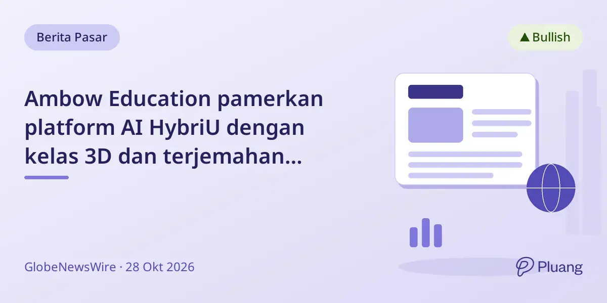 Ambow Education pamerkan platform AI HybriU dengan kelas 3D dan terjemahan real-time di CES 2027