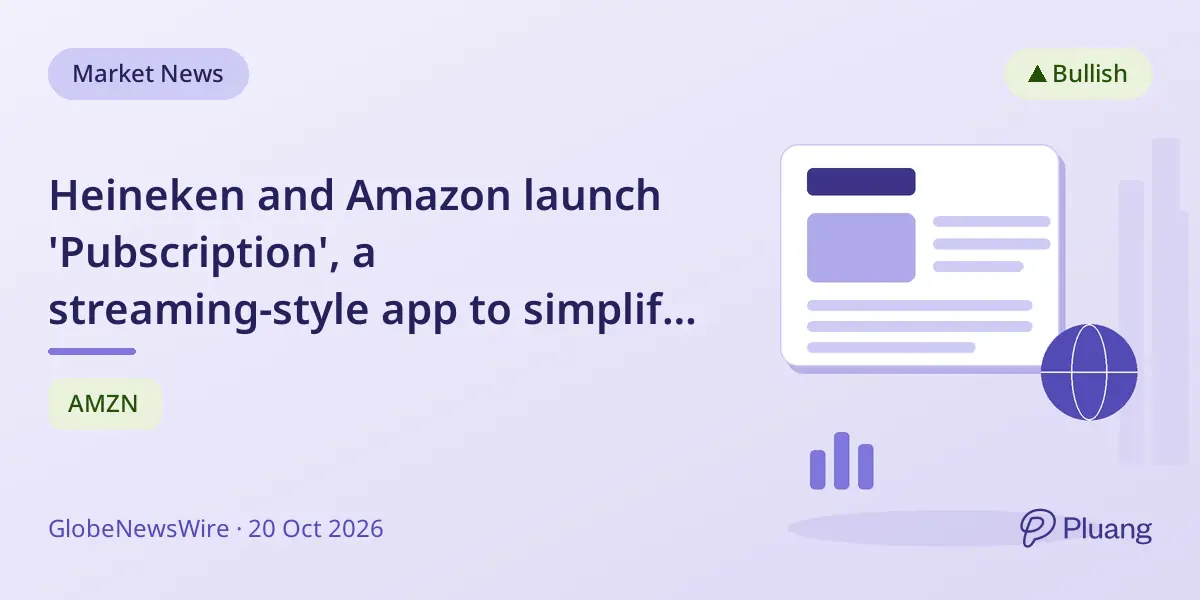 Heineken and Amazon launch 'Pubscription', a streaming-style app to simplify finding nights out with friends.