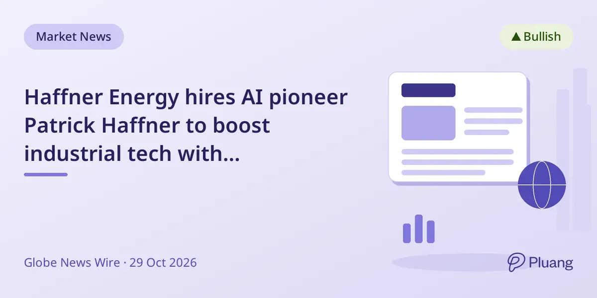 Haffner Energy hires AI pioneer Patrick Haffner to boost industrial tech with human-in-the-loop AI.
