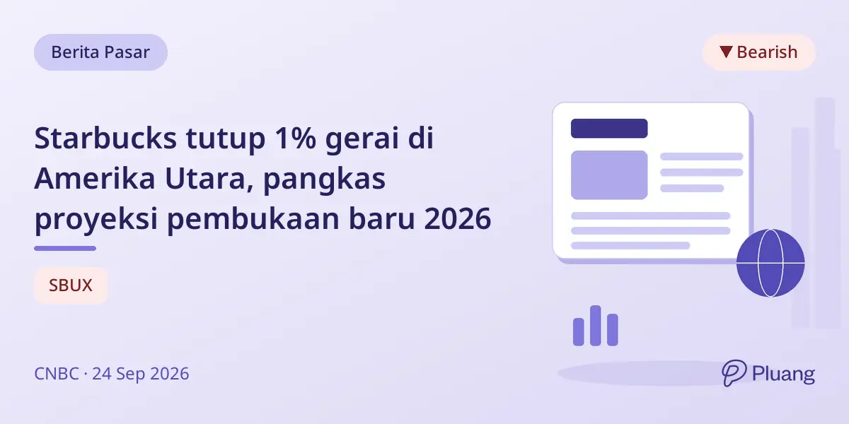 Starbucks tutup 1% gerai di Amerika Utara, pangkas proyeksi pembukaan baru 2026
