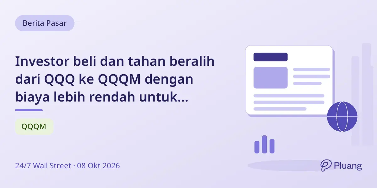 Investor beli dan tahan beralih dari QQQ ke QQQM dengan biaya lebih rendah untuk eksposur Nasdaq-100 yang sama.