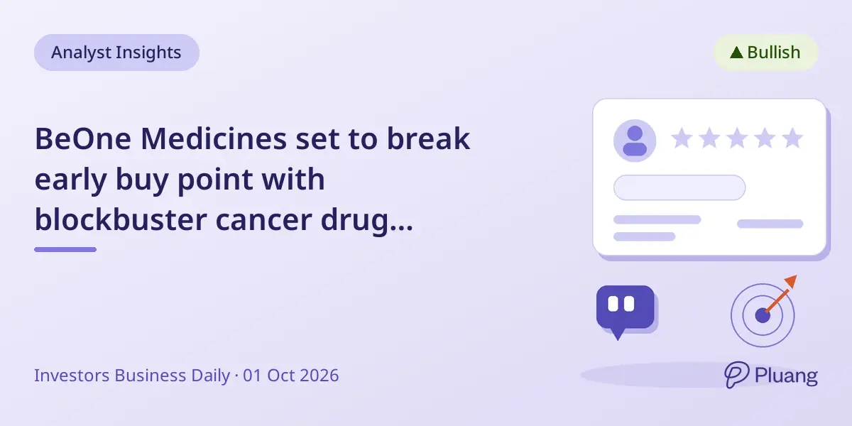 BeOne Medicines set to break early buy point with blockbuster cancer drug Brukinsa in focus