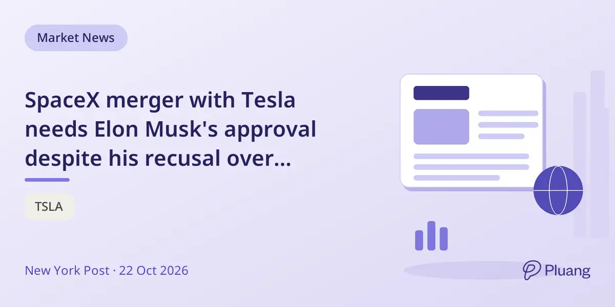 SpaceX merger with Tesla needs Elon Musk's approval despite his recusal over conflicts of interest.