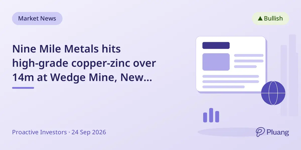 Nine Mile Metals hits high-grade copper-zinc over 14m at Wedge Mine, New Brunswick