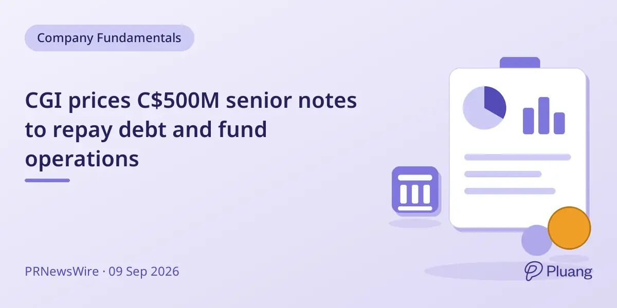 CGI prices C$500M senior notes to repay debt and fund operations