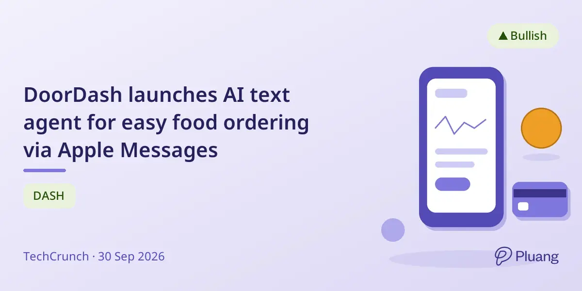 DoorDash launches AI text agent for easy food ordering via Apple Messages