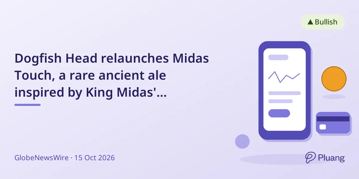 Dogfish Head relaunches Midas Touch, a rare ancient ale inspired by King Midas' beverage.