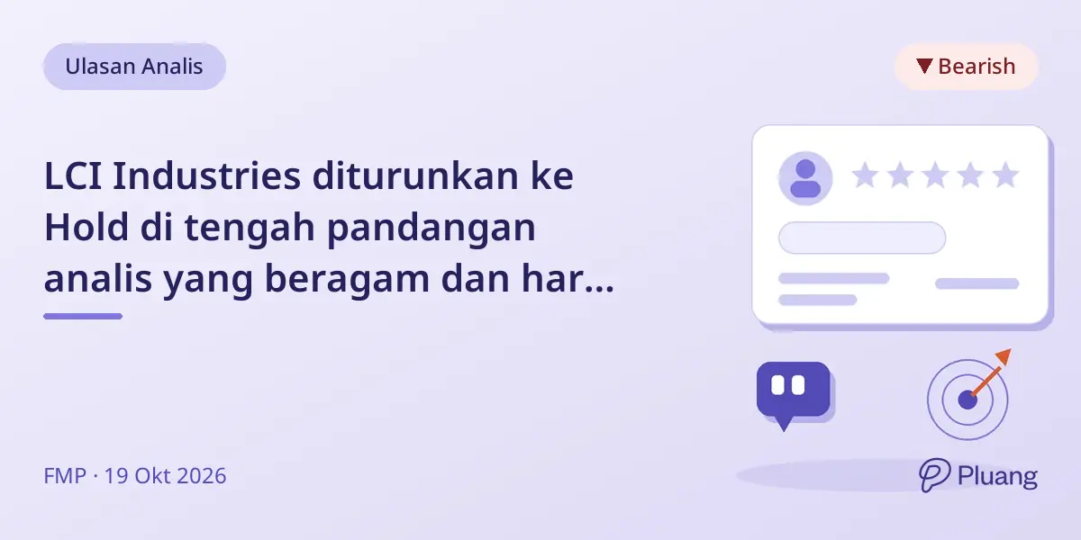 LCI Industries diturunkan ke Hold di tengah pandangan analis yang beragam dan harga saham mendekati titik terendah 52 minggu