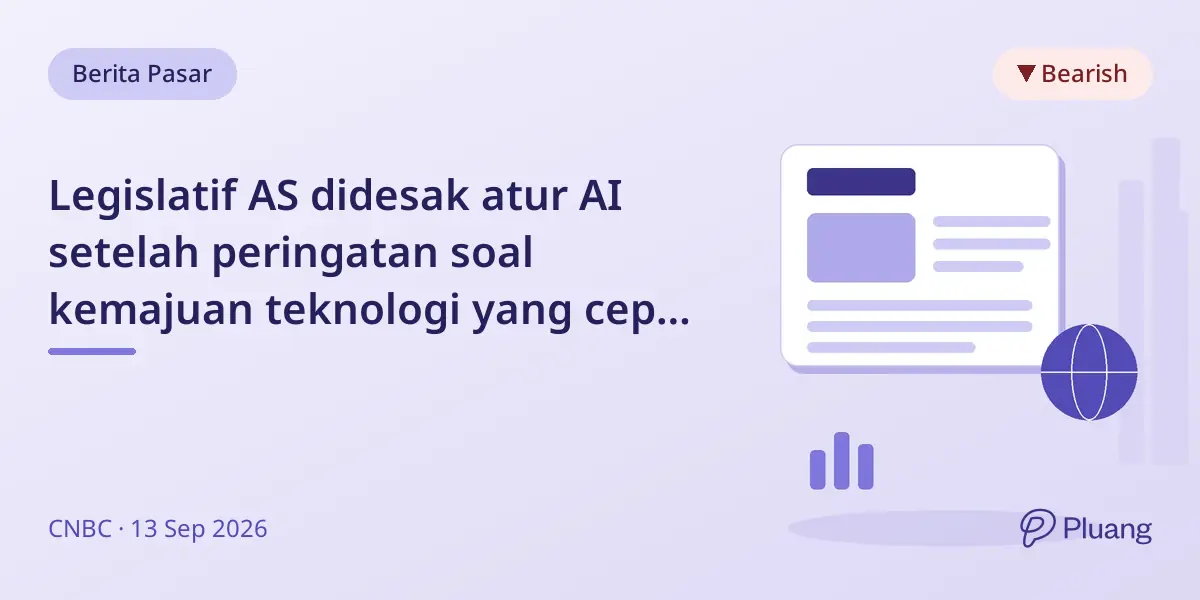 Legislatif AS didesak atur AI setelah peringatan soal kemajuan teknologi yang cepat dan berisiko.