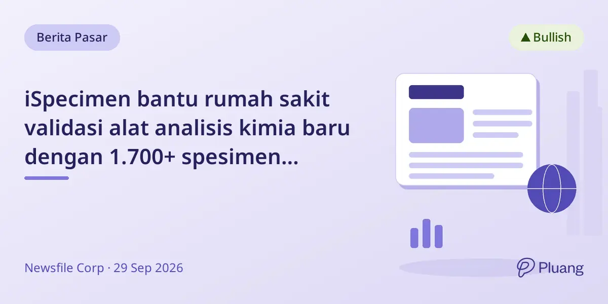 iSpecimen bantu rumah sakit validasi alat analisis kimia baru dengan 1.700+ spesimen biospesimen.