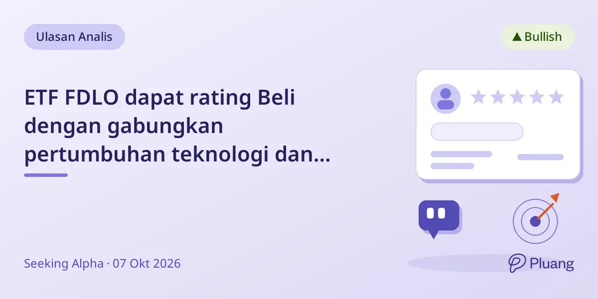ETF FDLO dapat rating Beli dengan gabungkan pertumbuhan teknologi dan saham volatilitas rendah.