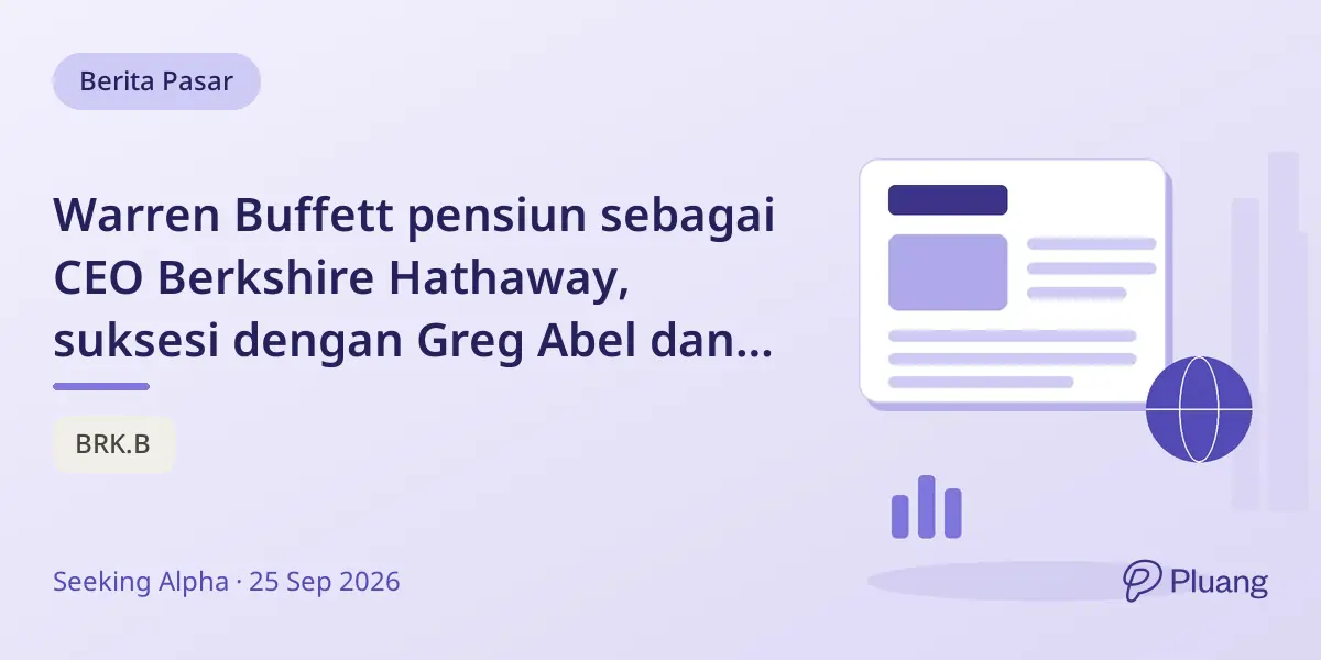 Warren Buffett pensiun sebagai CEO Berkshire Hathaway, suksesi dengan Greg Abel dan Howard Buffett siap.