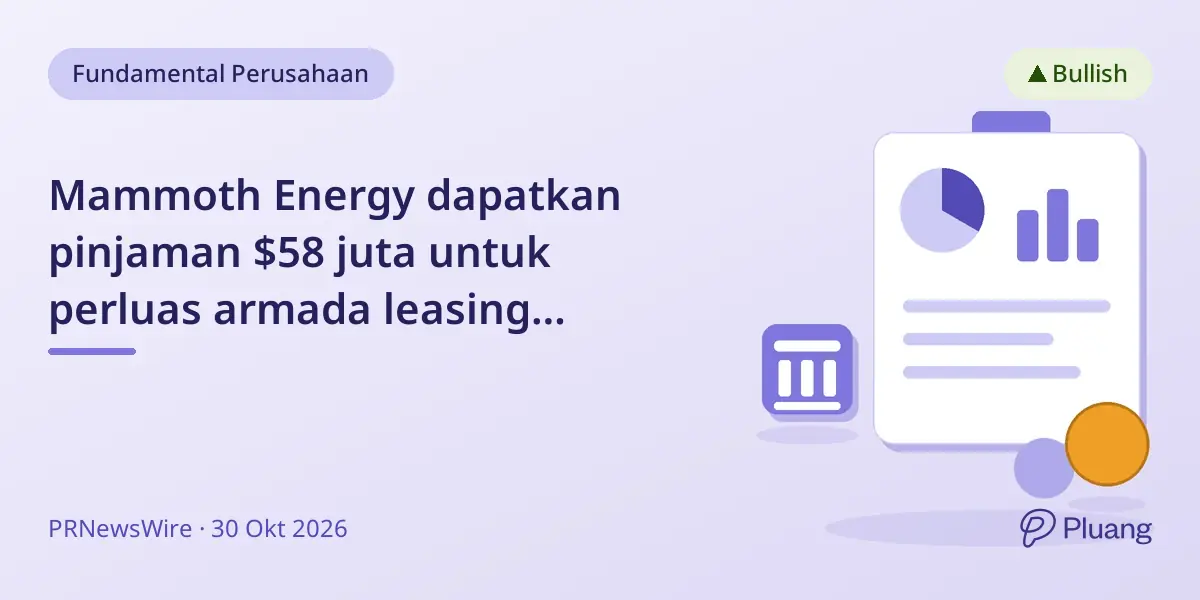 Mammoth Energy dapatkan pinjaman $58 juta untuk perluas armada leasing penerbangan.
