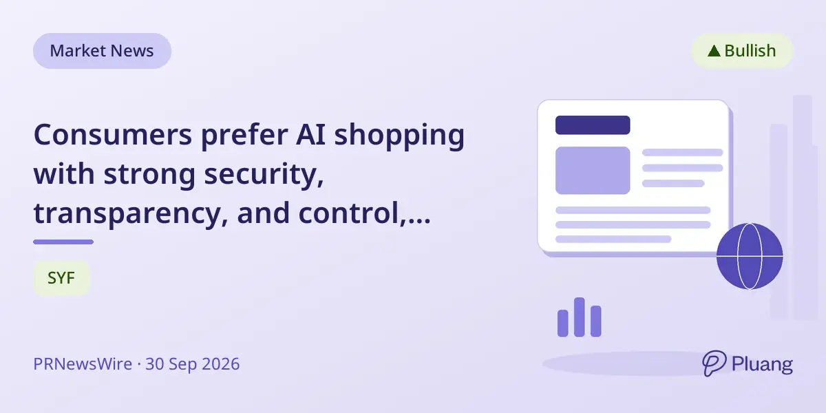 Consumers prefer AI shopping with strong security, transparency, and control, especially for low-risk purchases.