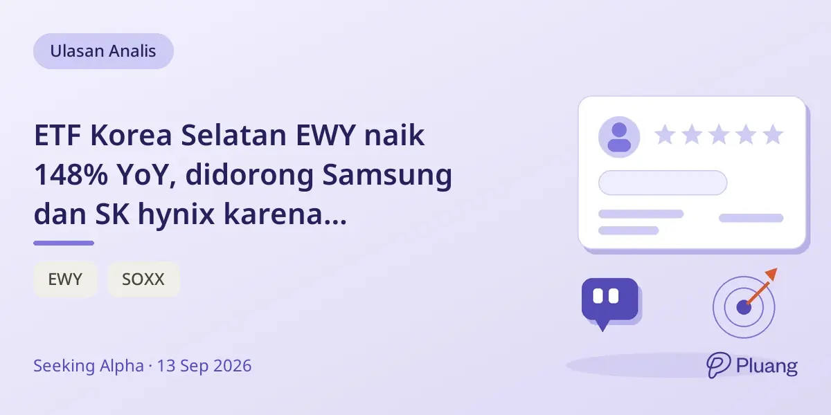 ETF Korea Selatan EWY naik 148% YoY, didorong Samsung dan SK hynix karena permintaan memori AI
