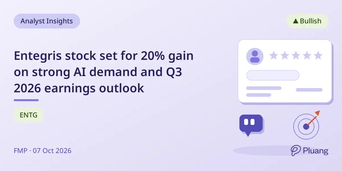 Entegris stock set for 20% gain on strong AI demand and Q3 2026 earnings outlook