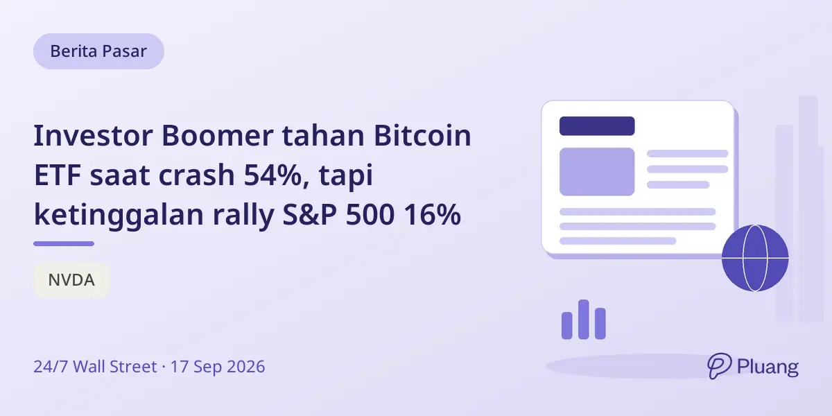 Investor Boomer tahan Bitcoin ETF saat crash 54%, tapi ketinggalan rally S&P 500 16%