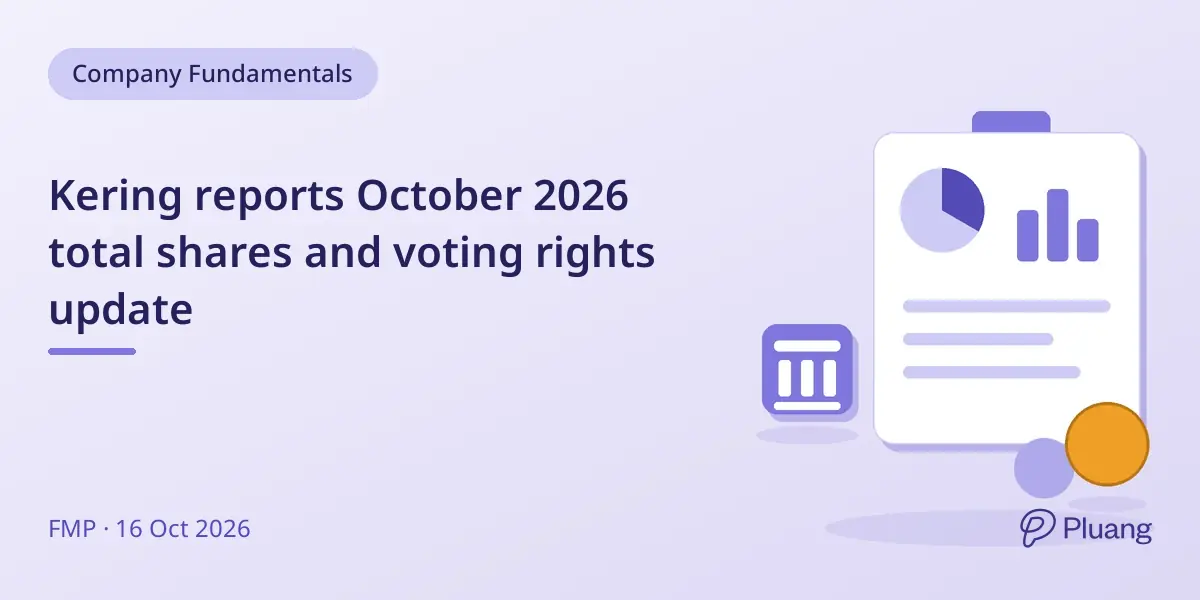Kering reports October 2026 total shares and voting rights update