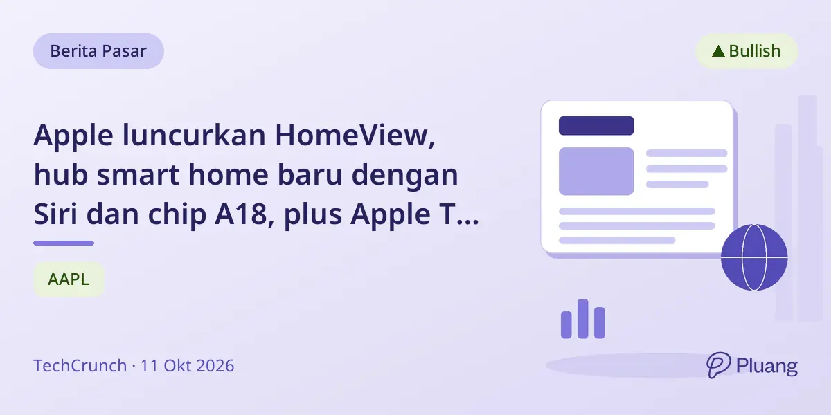 Apple luncurkan HomeView, hub smart home baru dengan Siri dan chip A18, plus Apple TV dan HomePod mini terbaru.