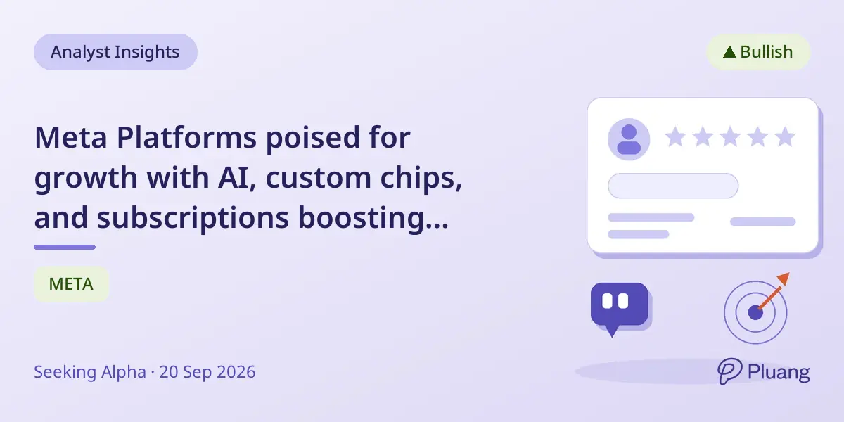 Meta Platforms poised for growth with AI, custom chips, and subscriptions boosting revenue and efficiency.