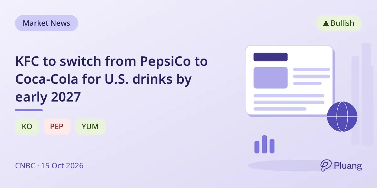 KFC to switch from PepsiCo to Coca-Cola for U.S. drinks by early 2027