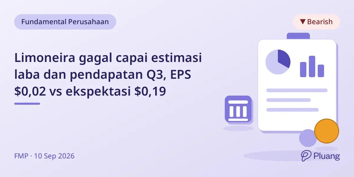 Limoneira gagal capai estimasi laba dan pendapatan Q3, EPS $0,02 vs ekspektasi $0,19