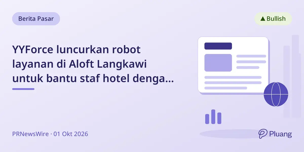 YYForce luncurkan robot layanan di Aloft Langkawi untuk bantu staf hotel dengan tugas rutin.