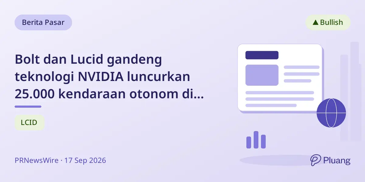 Bolt dan Lucid gandeng teknologi NVIDIA luncurkan 25.000 kendaraan otonom di Eropa