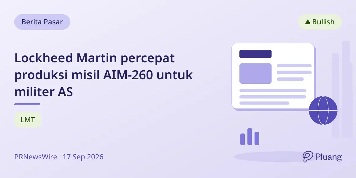 Lockheed Martin percepat produksi misil AIM-260 untuk militer AS